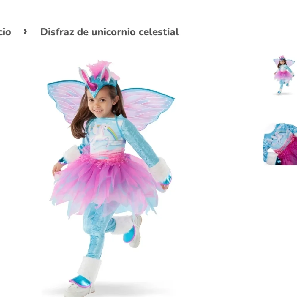Holloway Celestial Unicorn Costume - Pink and Blue